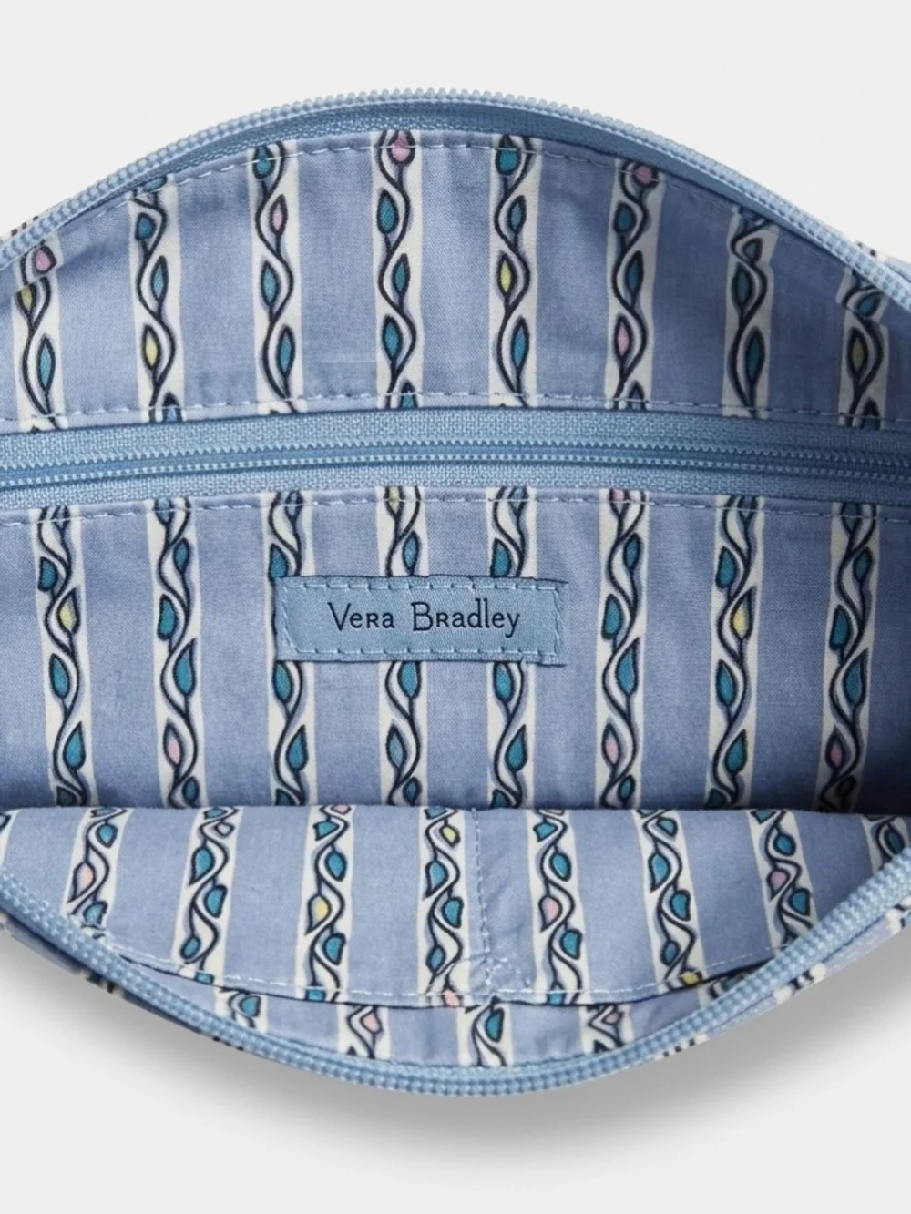 Vera Bradley Quilted Paisley Crossbody Bag and Wallet - Blue Paisley